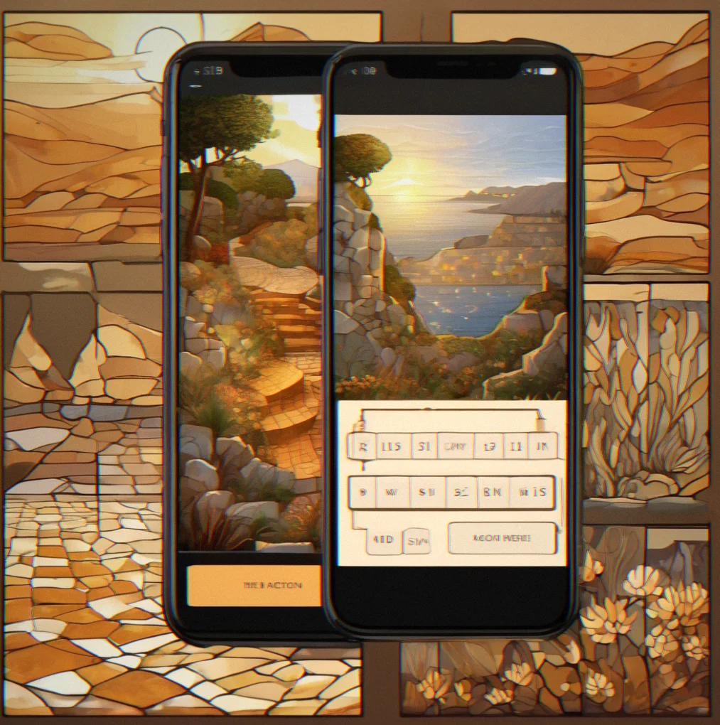 Phone screen showing a paused puzzlle with no badges or countdown timers